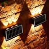 Solar Wall Lamp Led Outdoor Waterproof Decoration Garden Lamp Up And Down Luminous Lighting for Wall Porch Balcony Garden Street
