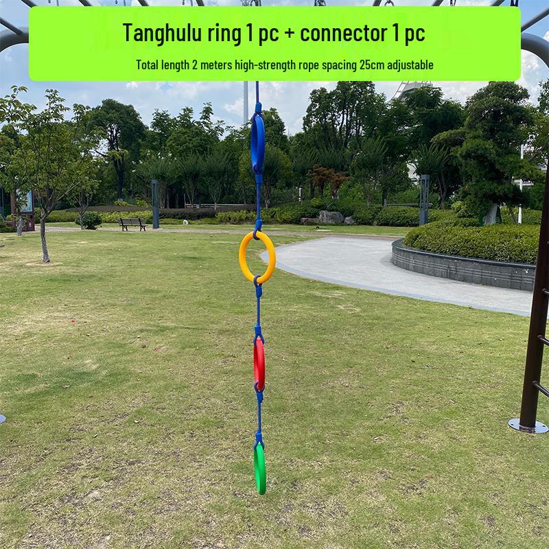 Children's Indoor/Outdoor Climbing and Swing Training Set with Rope Ladder