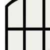Arched Window Pane Mirror Arch Farmhouse Wall Background Wooden Framed for