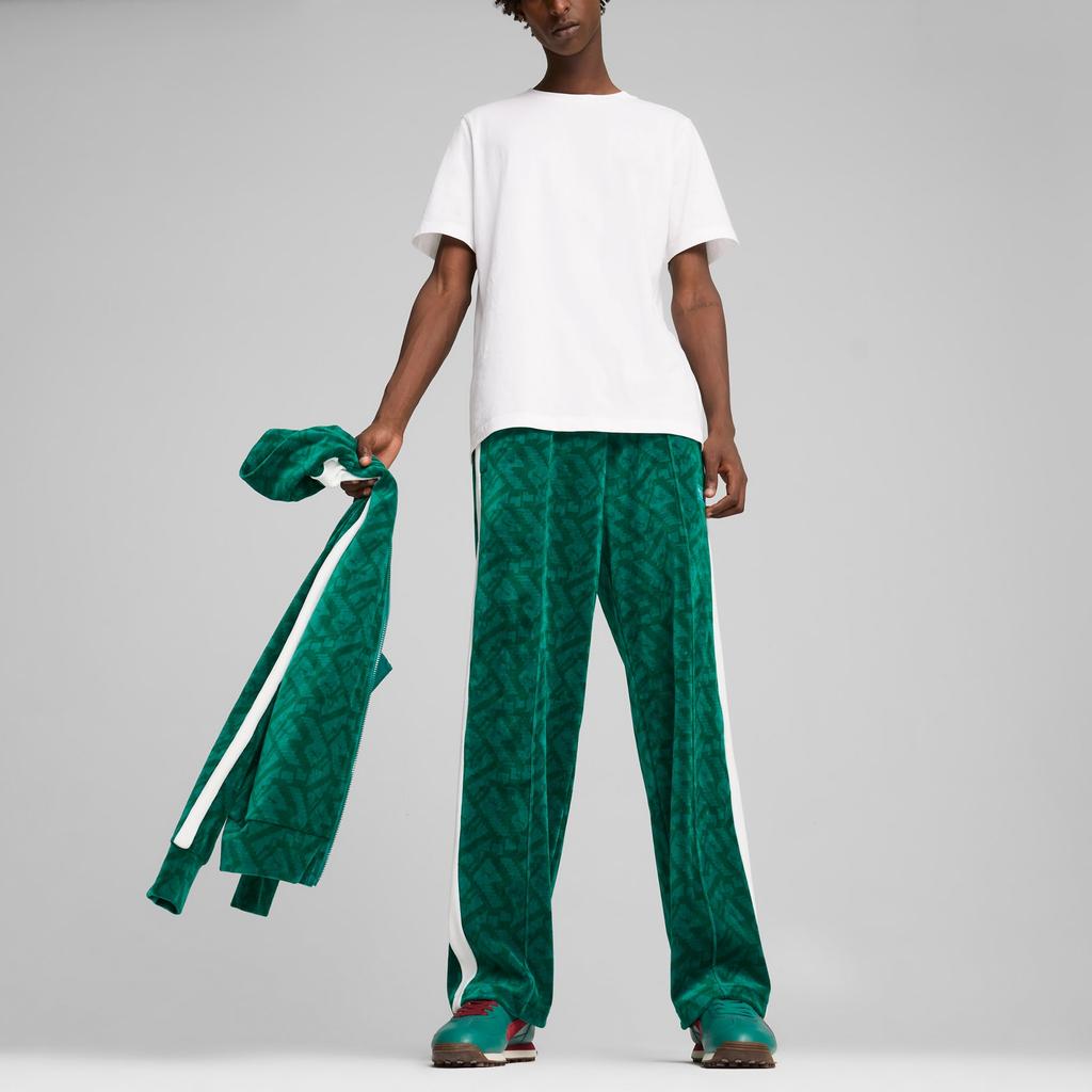 Puma X Spolupráce Squid Game T7 Pohodlné Měkké Všestranné Sportovní Dlouhé Kalhoty Pánské spodky Mátový čaj 627429-86