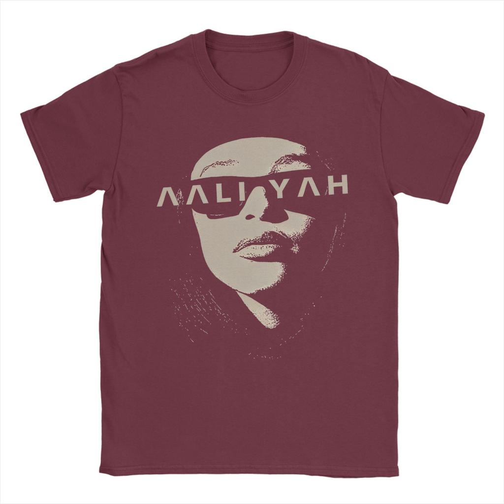 Aaliyah Sunglasses Tee Shirt for Men Women Graphic Album Music Printed T Shirts  Cotton Clothing