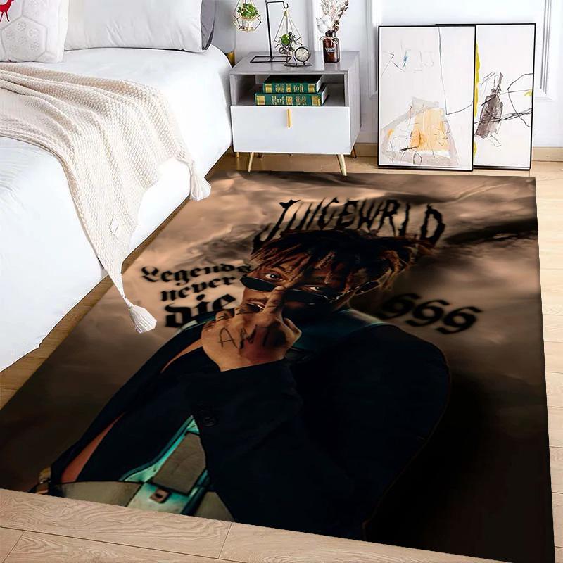 Juice Wrld: Legacy Sound Carpet Suitable for All Seasons Living Room and Bedroom Mats Art Bathroom Mat Office Chair Cushion