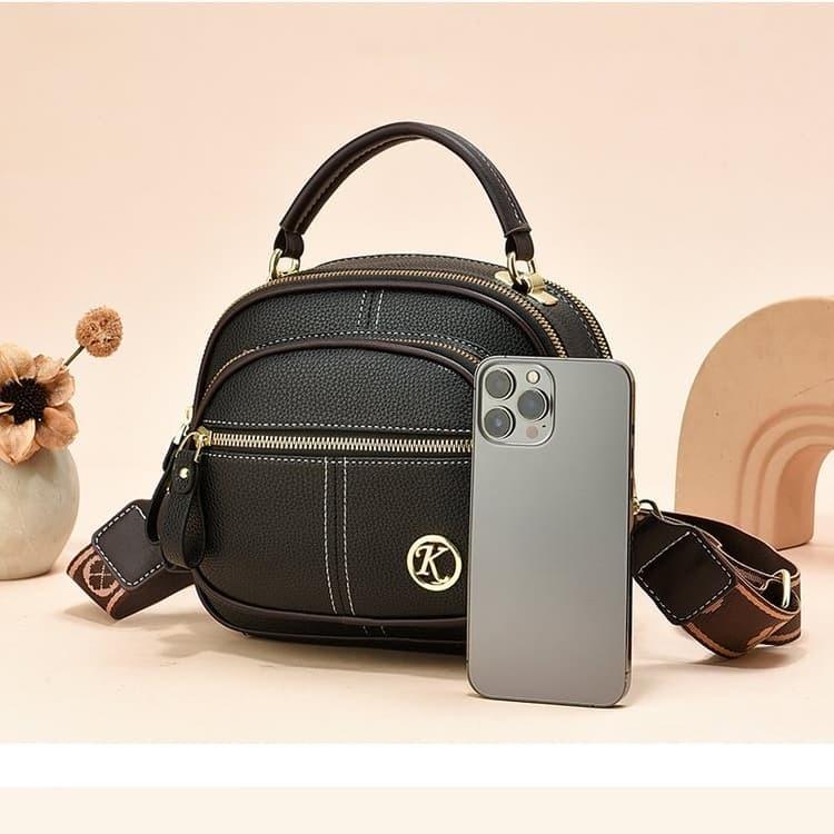 Women's fashion hand-to-hand round bag one-shoulder crossbody bag