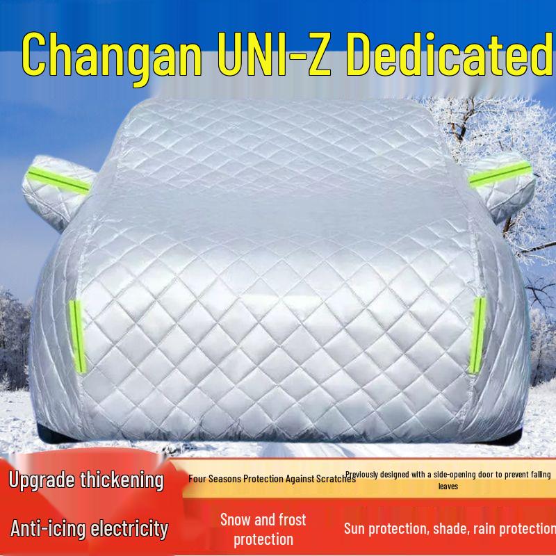 

Changan UNI-Z SUV Cover: New Energy Sun, Rain, Snow, Frost, Ice, Hail Protection with Thick Heat Insulation. Thickened Hail Protection, All-season