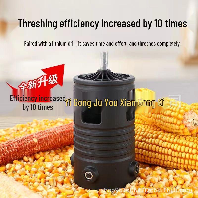 Electric Corn Thresher Husker: Compact Household Shelling Machine for Dry Corn