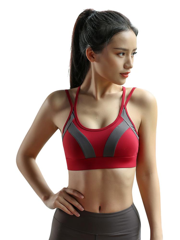 Women's 2025 Spring Breathable Shockproof Sports Bra - Beautiful Back Tank Top for Running & Yoga
