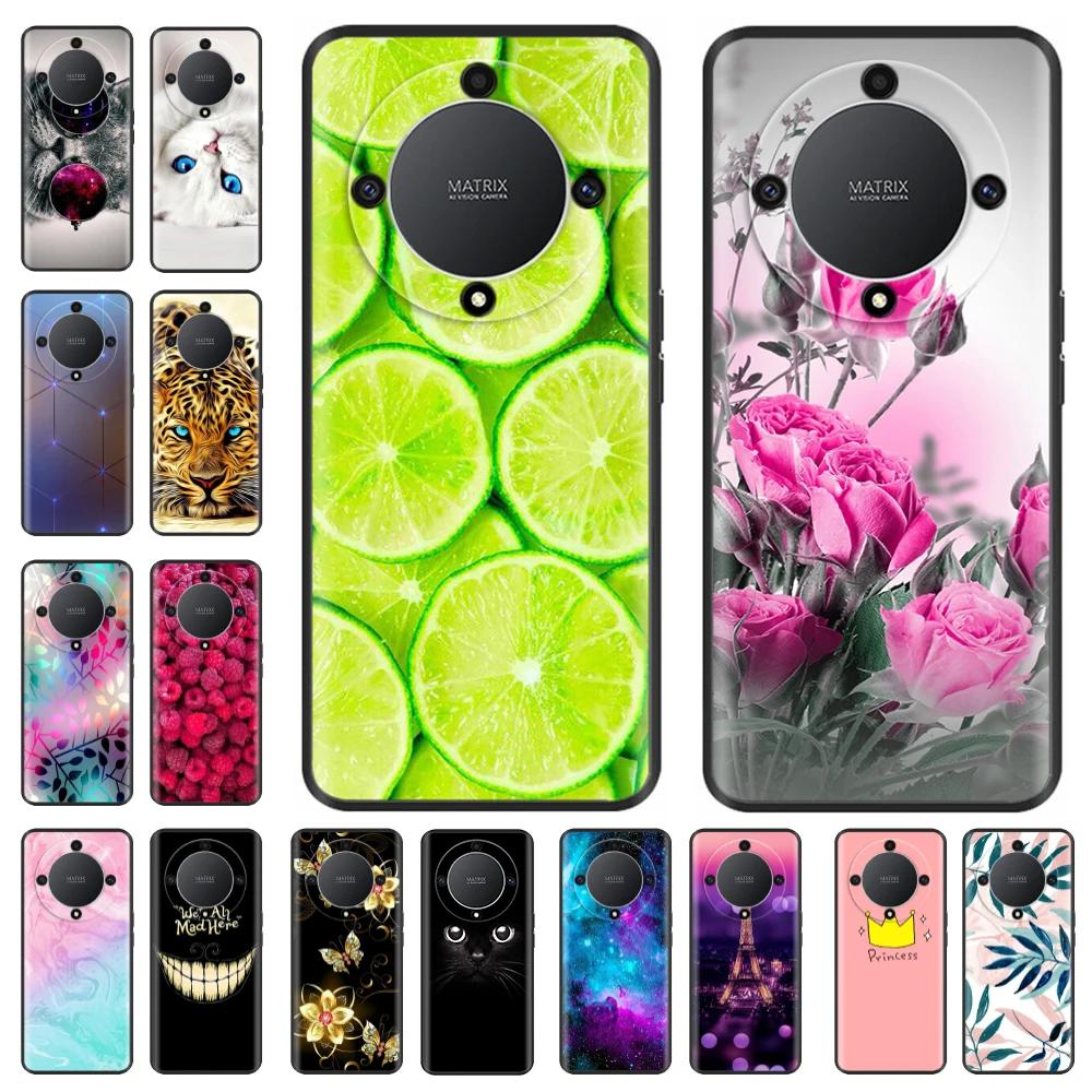 For Honor X9A Case Silicon Phone Back Cover For Huawei Honor X9A Case Soft Bumper Fundas Coque HonorX9A Shockproof Shells Covers