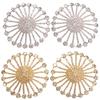 1Pair Round Rhinestones Pasties Sticky Bra Body Chain Reusable Pasty Breast Covers Boobs Stickers for Women Girls Gifts