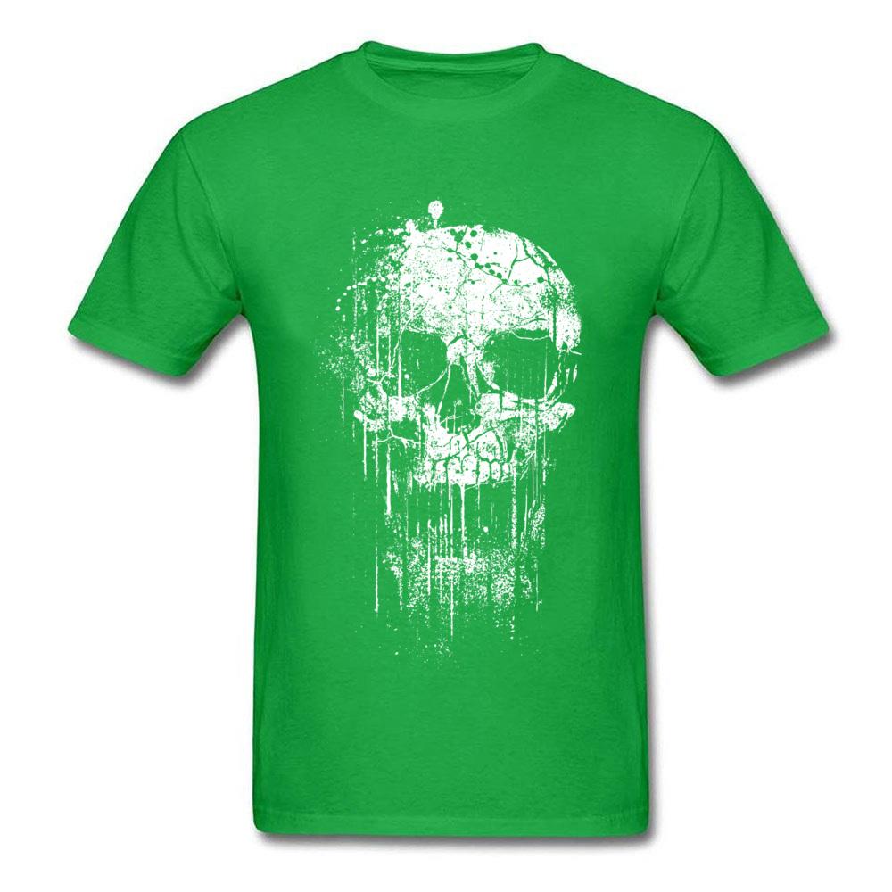 Cooles Totenkopf T-Shirt Neues Design Kurzarm Herren T-Shirts Berühmte Marke Mode Sommer T-Shirt Rundhalsausschnitt Kostenloser Versand
