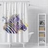 Home Shower Curtains For Bathroom Waterproof Fabric Bathroom Curtains Anime Animal Style Modern Shower Curtain 180X200 90X180