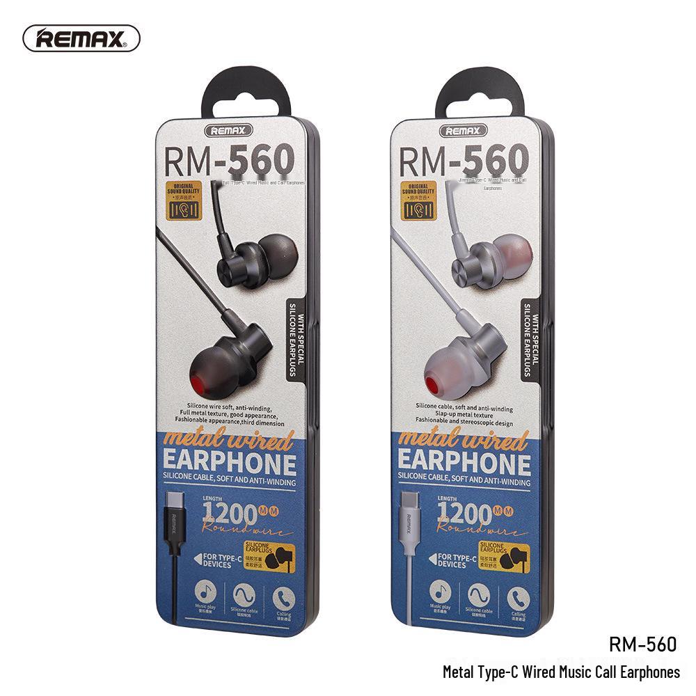 REMAX/Ruiliang Type-C In-Ear Metal Earphones with Music, Sleep, and Call Controls