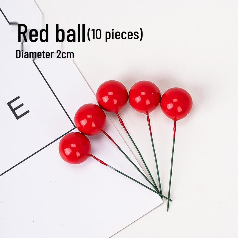 100pcs Cake Toppers: Gold, Silver, and Colorful Balls for Birthday Party Decorations