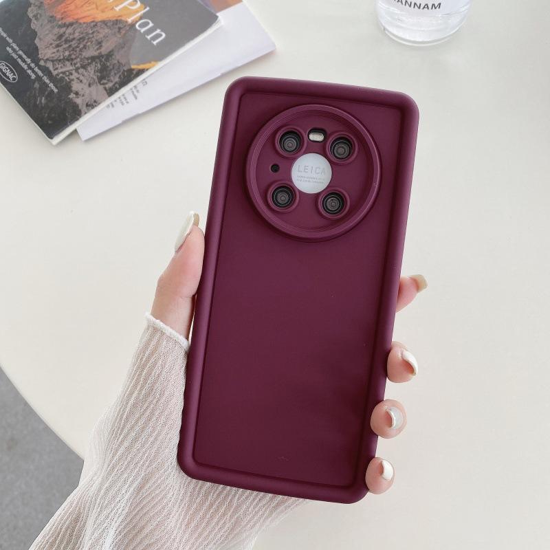 Applicable To vivoX90 Macaron Mobile Phone Case Y78 Solid Color Silicone iQOOZ8 Matte All-inclusive S17 Protective Case 52