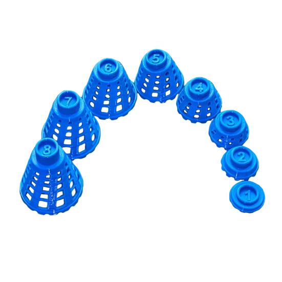 

8 шт., пластиковые мячи для гольф-симуляторов, тренировочные мячи для гольфа на открытом воздухе и в помещении, коврики для гольфа для зимнего газона и драйвинг-рейнджа синий