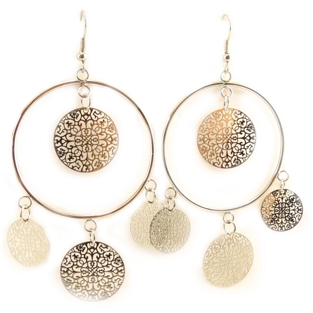 Les Trésors De Lily [L5217] - Cercei Creator 'Carmen' argintii