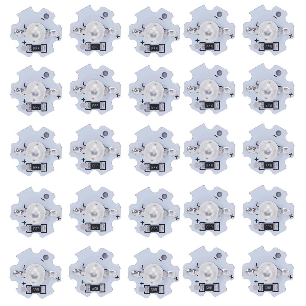25Pcs 5V LED Chips 200LM 1W High Power LED Lamp Beads for DIY Lighting Fixtures
