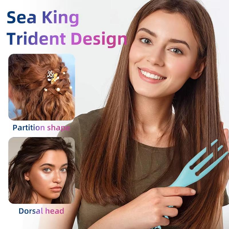 1pcs Gentle Curly Detangling Hair Brush Afro Scalp Massage Comb Curly Hair Edge Curl Hairbrush Salon Hairdressing Tools