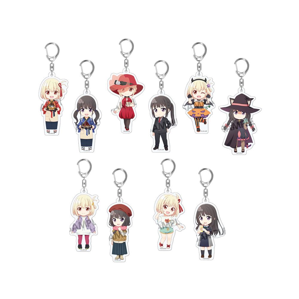 Licorice Recoil Trading Acrylic Keychains Per Pikuriru! (10 Box)