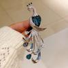 1Pcs Exquisite Peacock Rhinestone Brooch For Women Clothing Coat Accessories Gifts