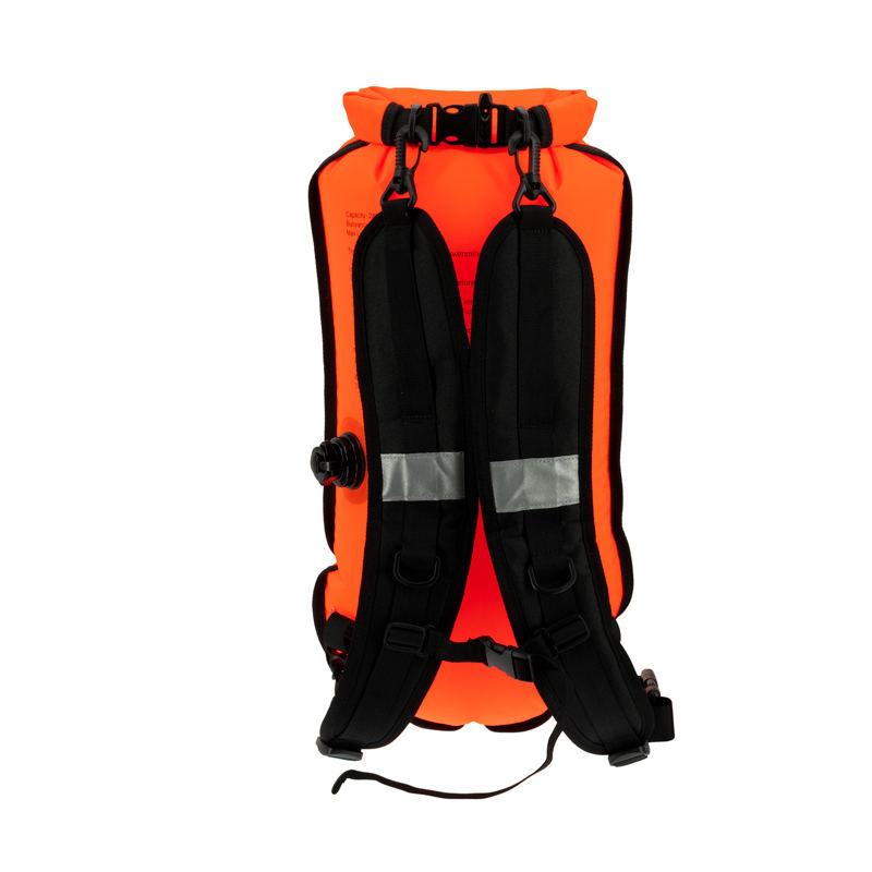 Sicherheitsboje zum Schwimmen runswimmer mit Rucksackfunktion xl