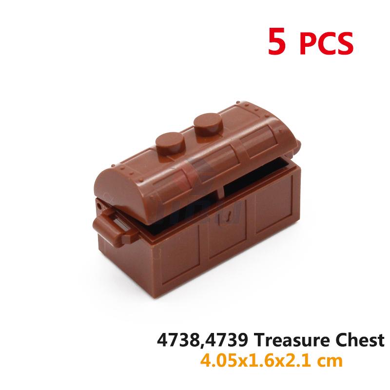 MOC Bricks Toys Accessories Parts City Figure Container Building Blocks Crate Food Barrel Box Treasure Chest 4738 30150 Friends