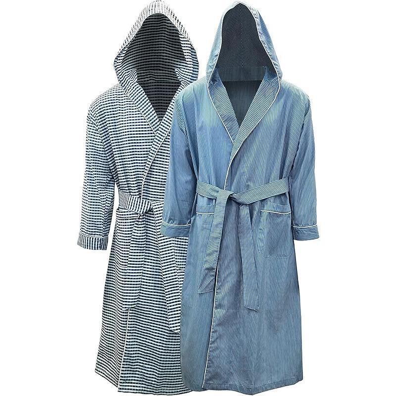 Мужские модные халаты X6989 - Новая коллекция в домашнем стиле XX-Large