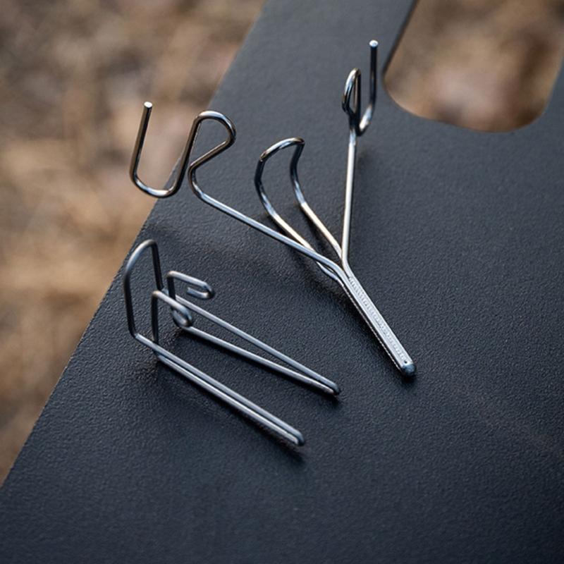 Portables Stainless Steel Cup Pouring Rack Camping Bowl Water Guide Frame Suitable for Various Size