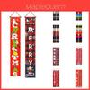 Elegant Nutcracker Christmas Decoration Hanging Door Banner Soldier Character Porch Sign
