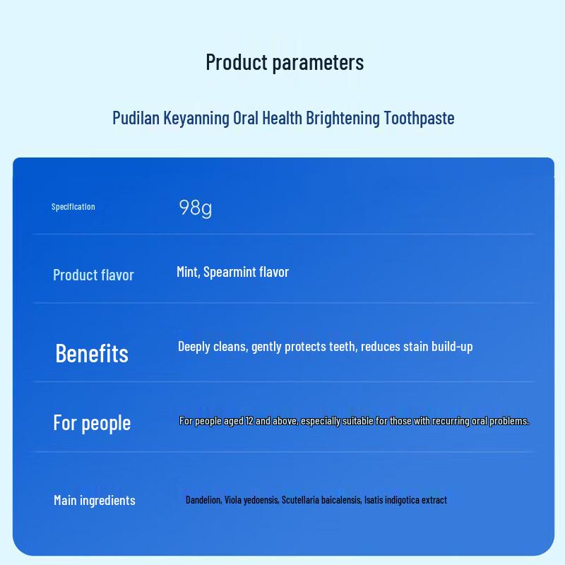 Pudilan Whitening Toothpaste