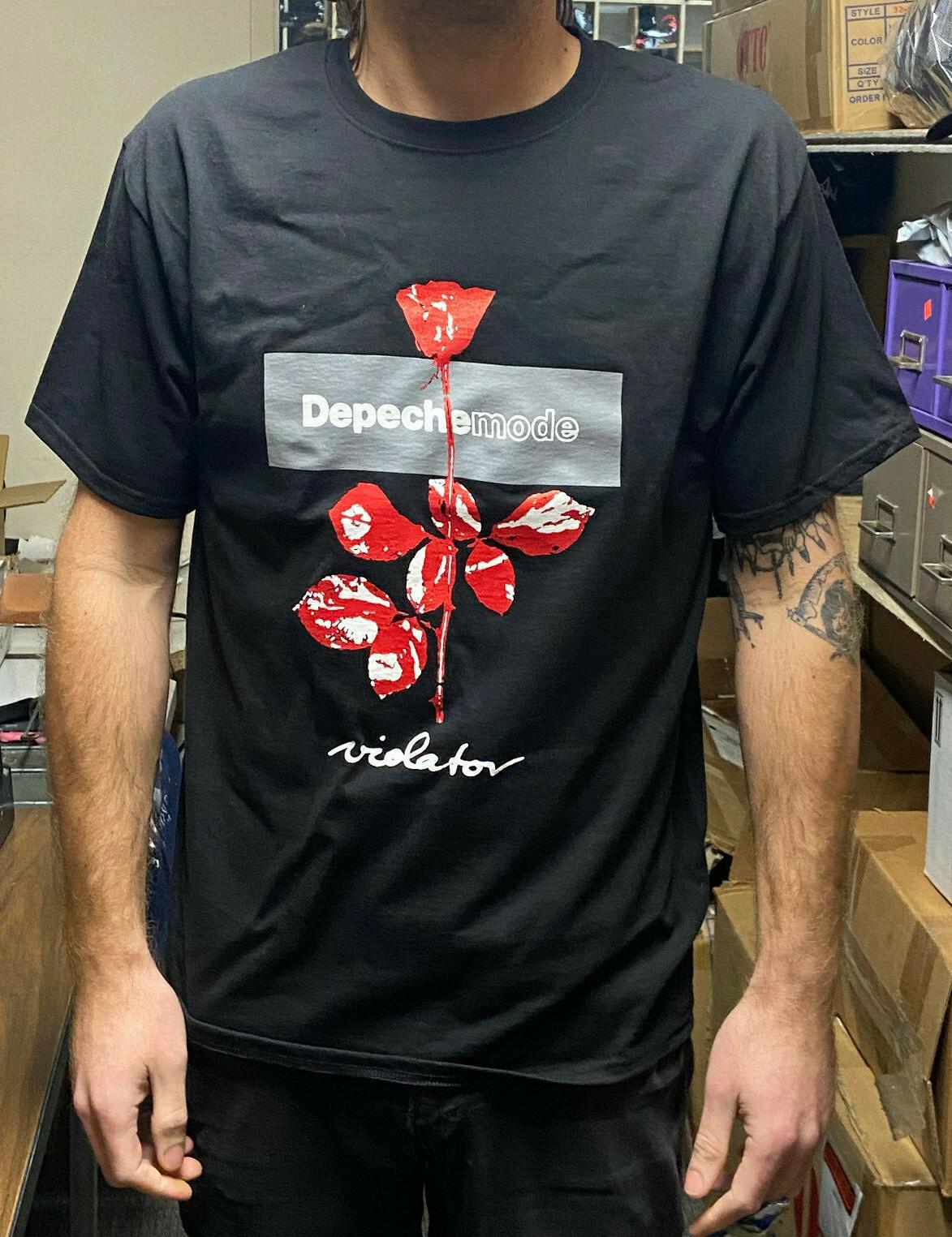 Depeche Mode Shirt cure yazoo nin joy division r.e.m. clash kbd bauhaus new wave L