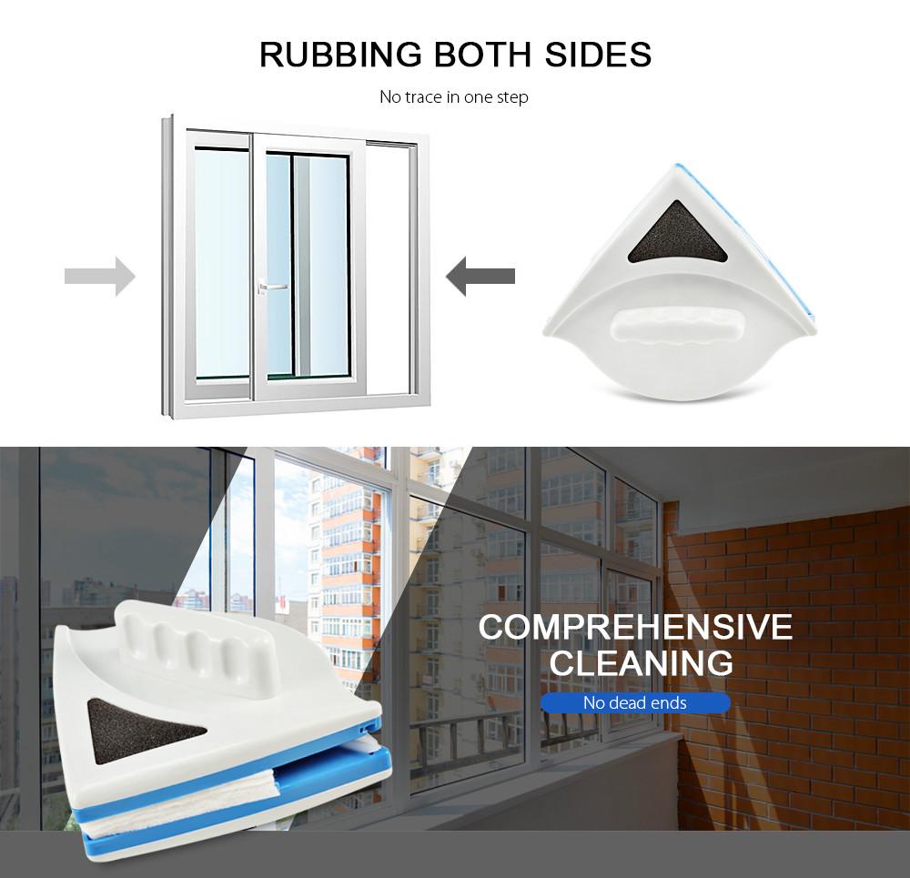 Window Wiper Glass Cleaner Brush Tool Double Side Magnetic Brush for Washing Windows Glass Brush