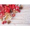 Christmas Pine Cone Gift Wooden Plank Photography Background Vinyl Cloth Backdrop Photo Studio for Children Baby Home Photobooth