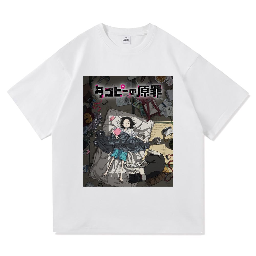Kawaii Takopi T Shirt 2025 Anime Takopi’s Original Sin Retro Men/women Clothing Vintage Harajuku High Quality Cotton Tshirts