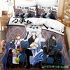 3D-gedrucktes Gintama Bettwäsche-Set Anime Gintoki Sakata Bettdeckenbezug Doppel Twin Full Queen King Erwachsene Kinder Bettwäsche Steppdeckenbezug