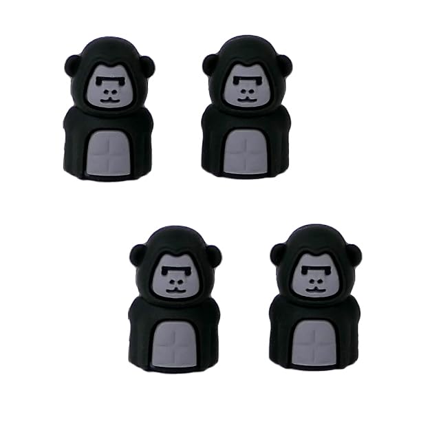 OUTDOOR Animal Chopstick Caps Gorilla A.S.F. (4 Caps)