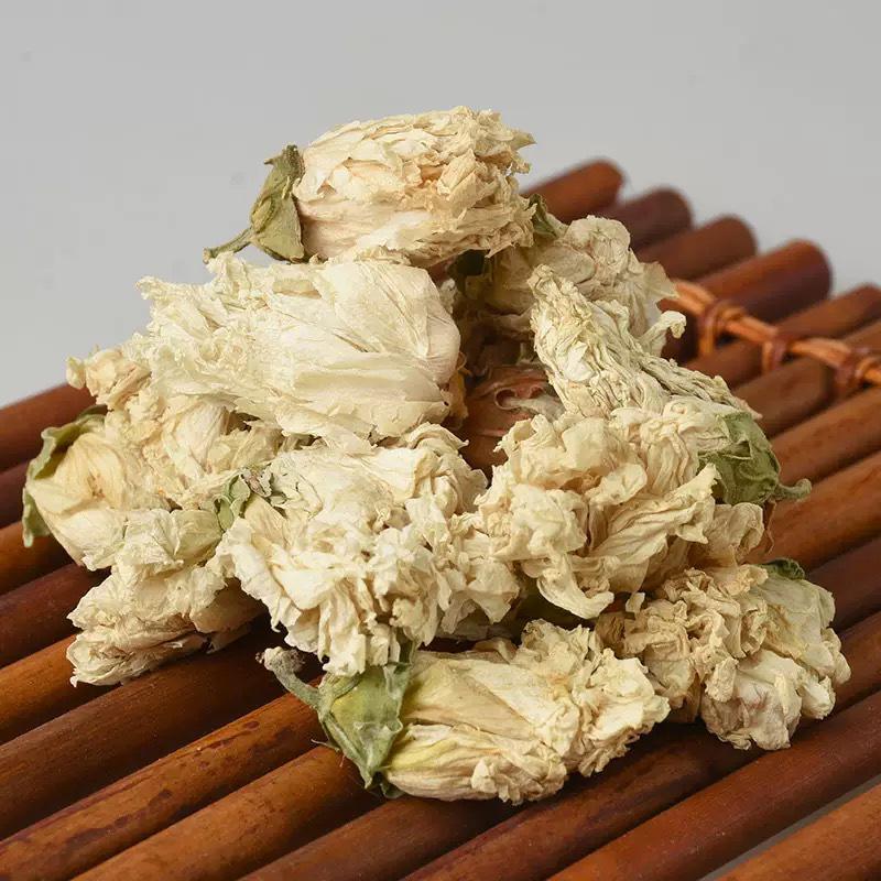 Genuine 500g Sulfur-Free White Hibiscus Flower Chinese Medicinal Herb