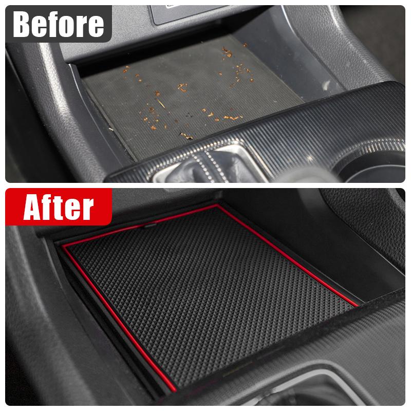 For Honda Civic 11th Gen  2022 2023 Auto Styling Car Interior Accessories Door Groove Non-slip Mat Anti-Slip Gate Slot