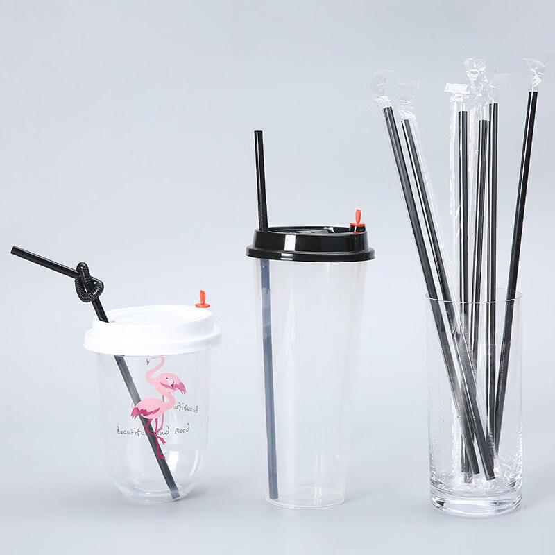 ZISIZ Colorful Extra Long Disposable Straws