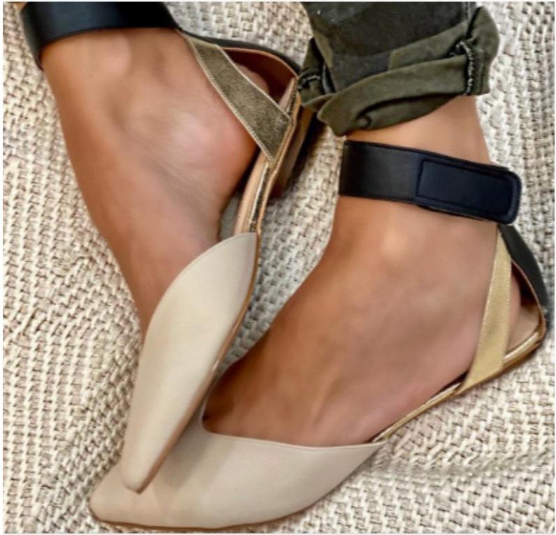 2024 Summer Casual Flat Heels Women's Shoes 40-43 Large Hollow Sandals Women's Platform Sandals Shoes