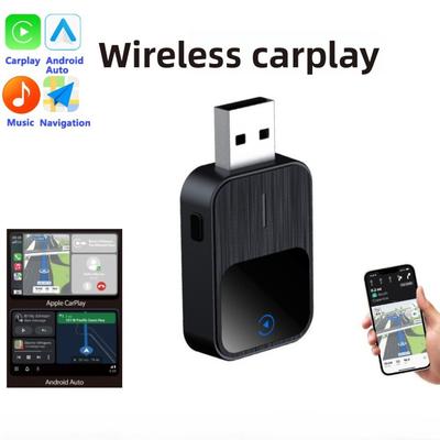 Wireless CarPlay Adapter Android Auto Box Fast Switch for Car with One Key Seamless Connectivity