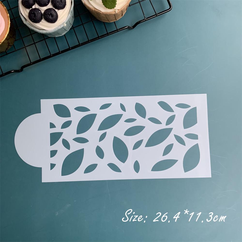 Fondant Cake Mesh Stempels Sjablonen Embossing voor Decoratiegereedschap Plastic Spuitvorm Bruiloft Koekjes Chocolade Tekenen Schilderen