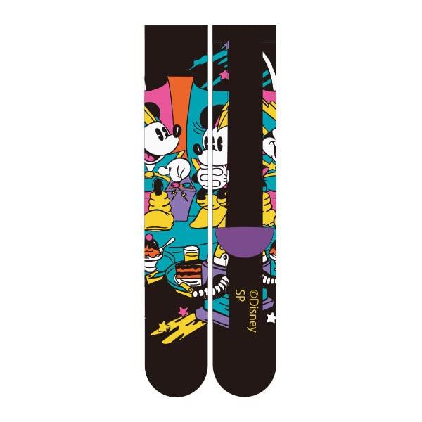 

Носки Disney Nostalgica High Socks Mickey Minnie Space Black DS2113NJ &