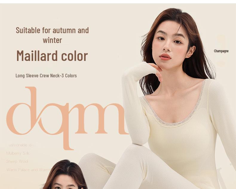 Sentimental Cat Women's Warm Vest with Chest Pads, Cashmere Silk, Enhances Bust, Autumn/Winter Slim Fit Innerwear