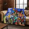 My Hero Academia Deku Bakugou Cartoon Anime Flannel Blanket Soft Warm Blanket Throw Blanket for Bedroom Living Room Bed Kid