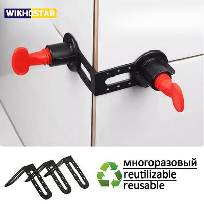 25 Stück Fliesenverlegungssystem Clips Männlicher Winkel für Boden Wand Fliesen Nivellierer Abstandshalter Locator Einsteller Verlegung Bauwerkzeuge