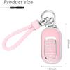 5 Button Key Fob Cover,TPU Key Fob Case With Keychain,Car Key Cover Pink Car Accessories Compatible With Honda
