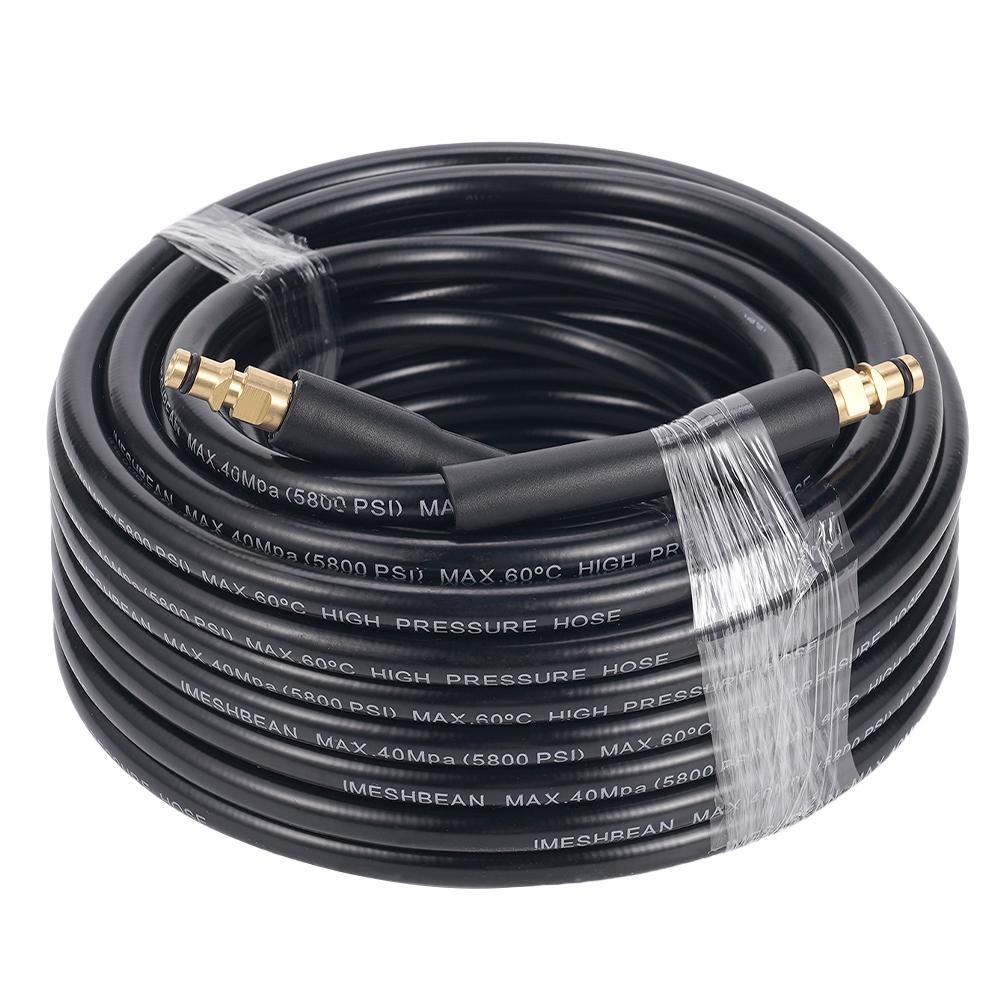 15M Car Washer Hose Pipe Cord Pressure Washer Water Cleaning Extension Hose for Karcher K2 K3 K4 K5 K6 K7 Sewer Cleaning