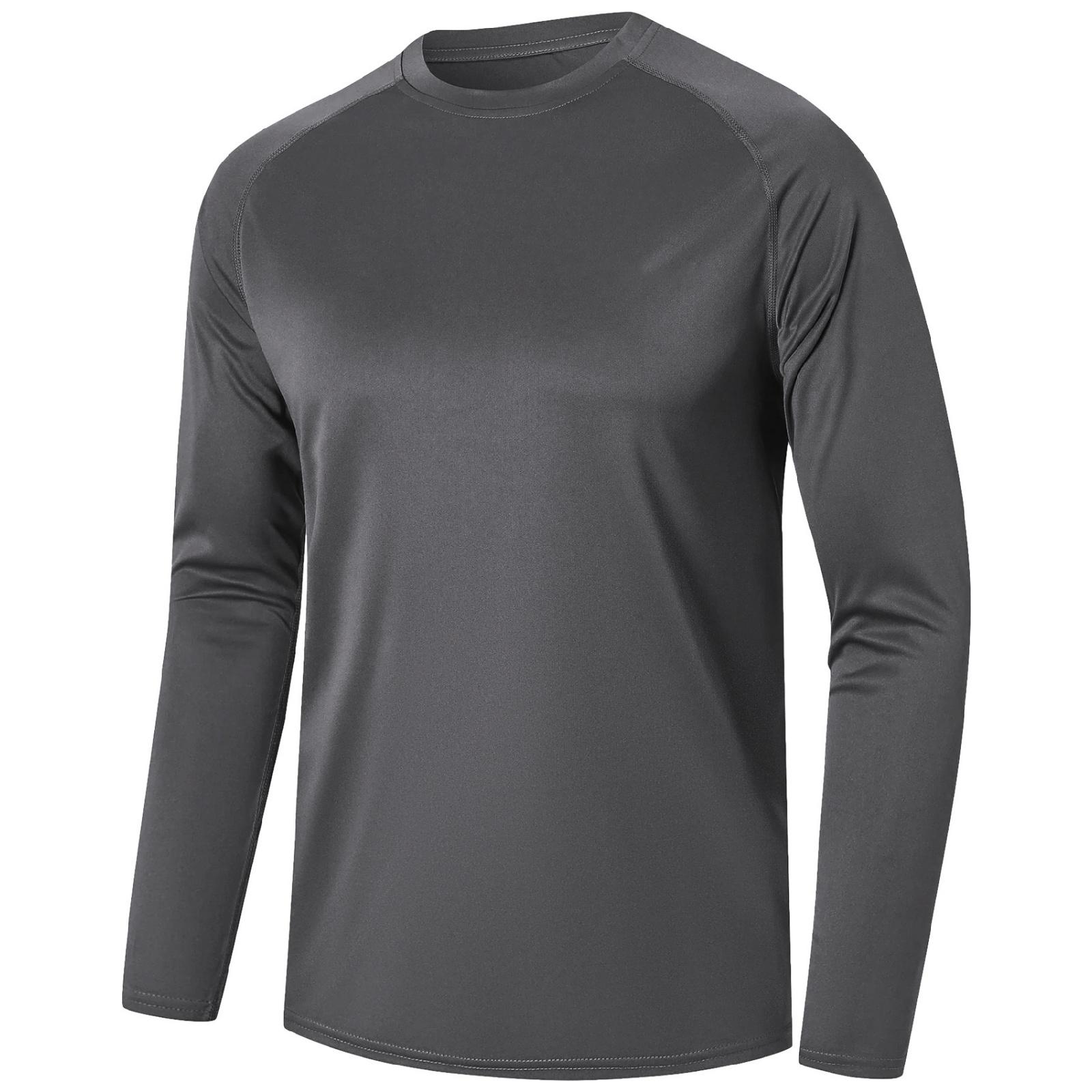 

Men s Casual Sports Lightweight Quick-drying Long-sleeved Base Layer Top L