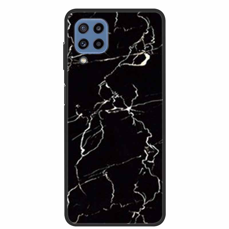 For Samsung Galaxy A12 Case Marble TPU Silicone Soft Phone CoverFor Samsung Galaxy M12 Case Samsung F12 Protector Gift New Para