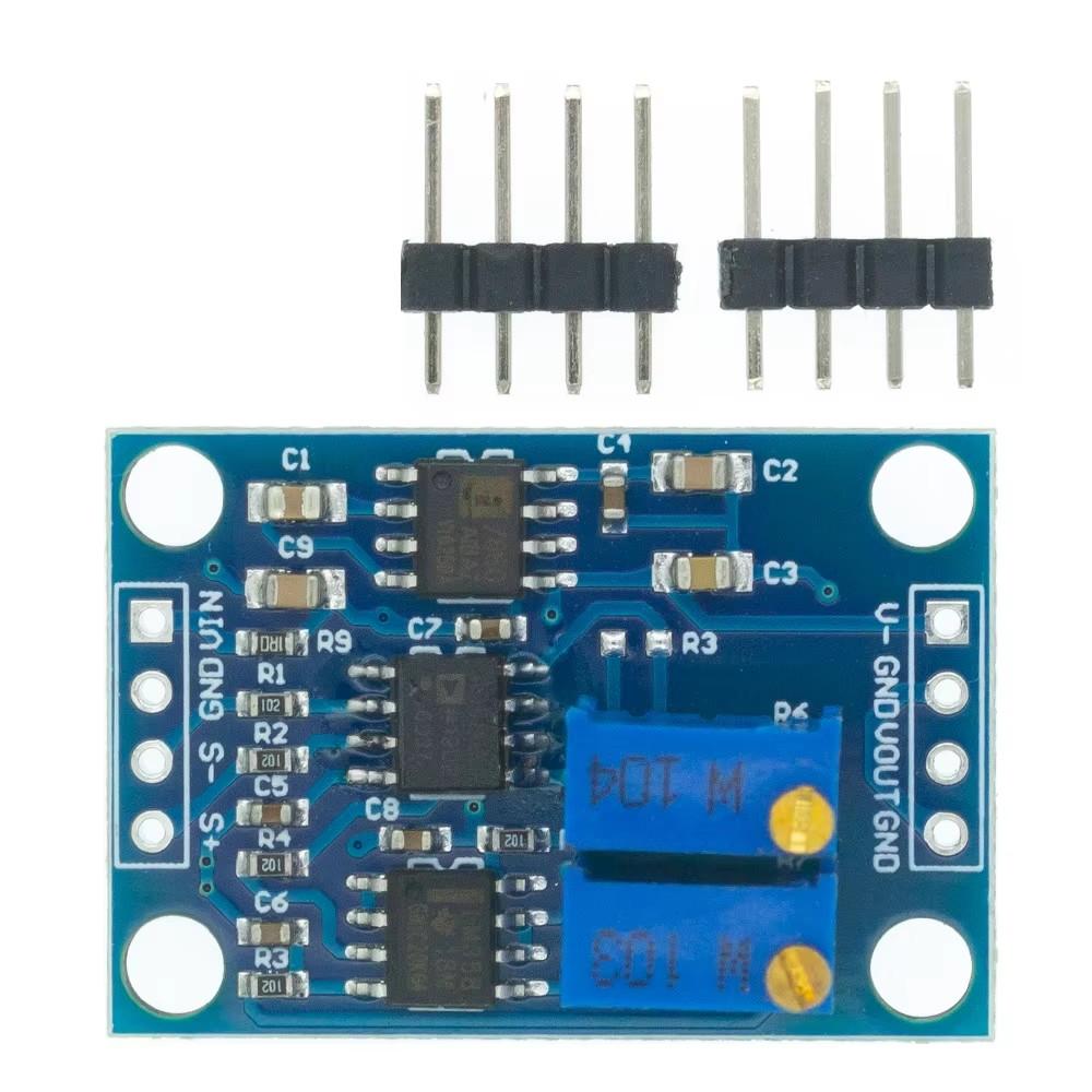 TENSTAR AD620 Microvolt MV Voltage Amplifier Signal Instrumentation Module Board 3-12VDC